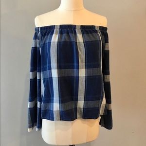 Anthropologie off the shoulder top